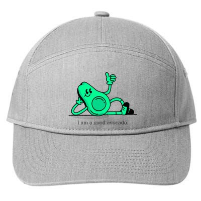 I Am A Avocado Funny Family Gifts Selfie 7-Panel Snapback Hat