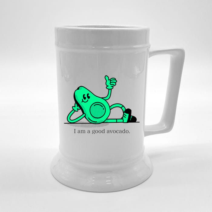 I Am A Avocado Funny Family Gifts Selfie Beer Stein