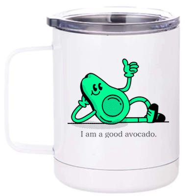 I Am A Avocado Funny Family Gifts Selfie 12 oz Stainless Steel Tumbler Cup