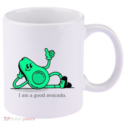 I Am A Avocado Funny Family Gifts Selfie 11oz C Handle Ceramic Mug