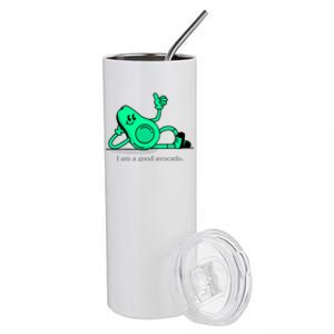 I Am A Avocado Funny Family Gifts Selfie Stainless Steel Tumbler