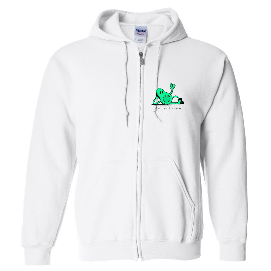 I Am A Avocado Funny Family Gifts Selfie Full Zip Hoodie