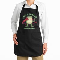 I Am A Conduit For Nonsense Funny Frog Apron