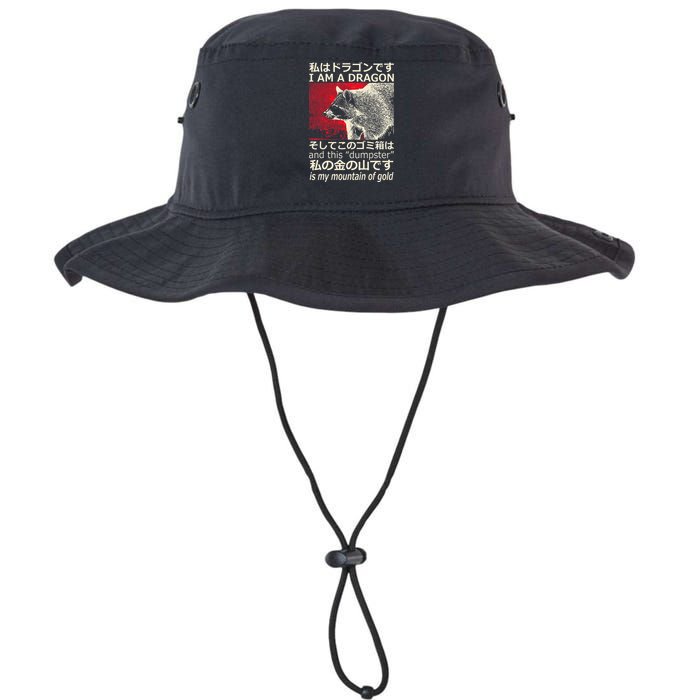 I Am A Dragon And This Dumpster Is My Mountain Gf Gold Gift Bucket Hat
