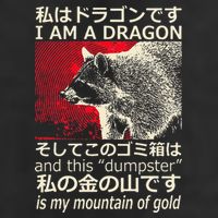 I Am A Dragon And This Dumpster Is My Mountain Gf Gold Gift 11oz C Handle Ceramic Mug