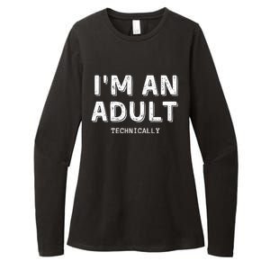 Im An Adult Technically Funny 18th Birim An Adult Technically Womens CVC Long Sleeve Shirt