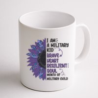 I Am A Military Child Brave Heart Resilient Soul Month Of Military Child Coffee Mug