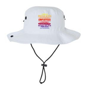 I Am A Proud Boss Of Stubborn Employees They Are Gift Legacy Cool Fit Booney Bucket Hat