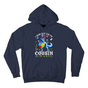 I Am A Warrior Autism Family Dinosaur Autism Awareness Tall Hoodie