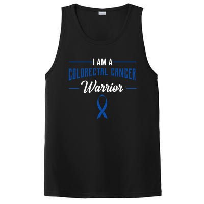 I Am A Warrior Colorectal Cancer Crc Rectal Cancer Advocate Gift PosiCharge Competitor Tank