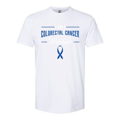 I Am A Warrior Colorectal Cancer Crc Rectal Cancer Advocate Gift Softstyle CVC T-Shirt