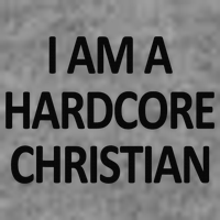 I Am A Hardcore Christian Funny 7-Panel Snapback Hat
