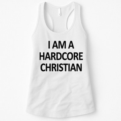 I Am A Hardcore Christian Funny Womens Tank Top