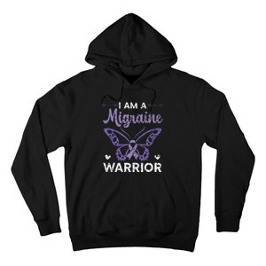 I Am A Migraine Warrior Headache Migraine Awareness Hoodie