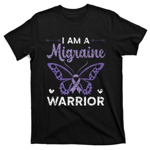 I Am A Migraine Warrior Headache Migraine Awareness T-Shirt