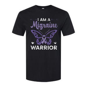 I Am A Migraine Warrior Headache Migraine Awareness Softstyle CVC T-Shirt