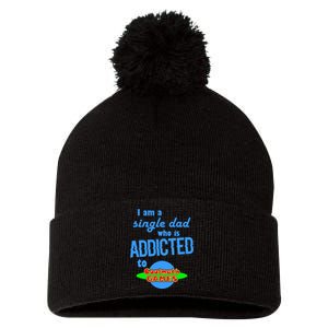 I Am A Single Dad Who Is Addicted To Cool Math Games Pom Pom 12in Knit Beanie