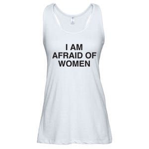 I Am Afraid Of Women Joke Ladies Essential Flowy Tank