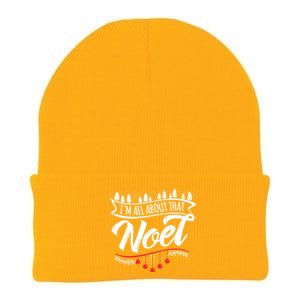 I Am All About That Noel Cute Xmas Gift Knit Cap Winter Beanie