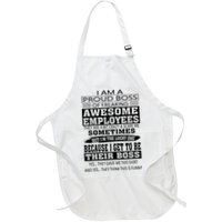 I Am A Proud Boss Of Freaking Awesome Employees Apron