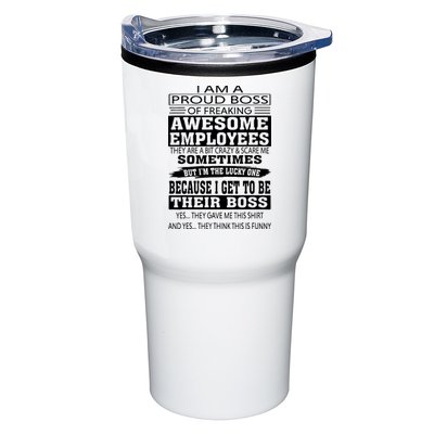 I Am A Proud Boss Of Freaking Awesome Employees Tumbler
