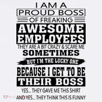 I Am A Proud Boss Of Freaking Awesome Employees Wool Snapback Cap