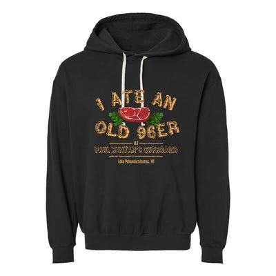 I Ate An Steakhouse Old 96er Est 1988 Chet Vintage Ripley Garment-Dyed Fleece Hoodie