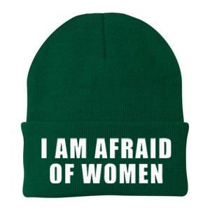 I Am Afraid Of Women Funny Knit Cap Winter Beanie