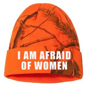 I Am Afraid Of Women Funny Kati Licensed 12" Camo Beanie