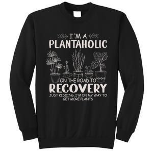 I Am A Plantaholic On The Road To Recovery Funny Plant Lover Sweatshirt