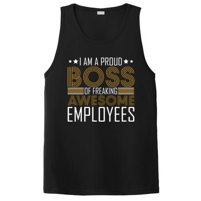 I Am A Proud Boss Supervisor Business Ceo Leader Founder Gift PosiCharge Competitor Tank