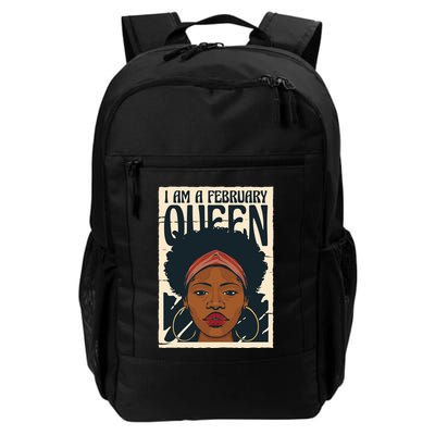 I Am A February Queen Gift For Her Daily Commute Backpack