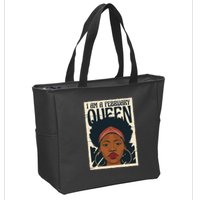 I Am A February Queen Gift For Her Zip Tote Bag
