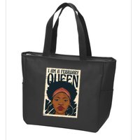 I Am A February Queen Gift For Her Zip Tote Bag