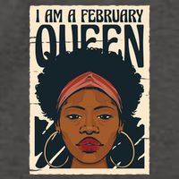 I Am A February Queen Gift For Her Vector Backpack