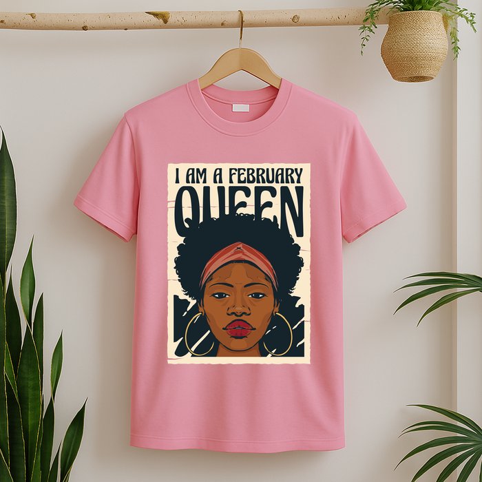 I Am A February Queen Gift For Her T-Shirt
