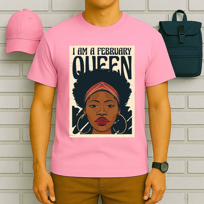 I Am A February Queen Gift For Her T-Shirt