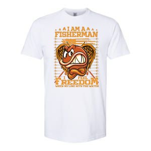 I Am A Fisherman I Feel Freedom When My Line Hits The Water Softstyle CVC T-Shirt