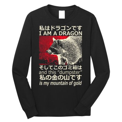 I Am A Dragon And This Dumpster Is My Mountain Long Sleeve Shirt
