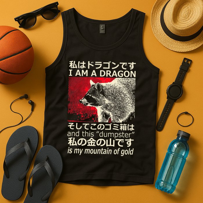 I Am A Dragon And This Dumpster Is My Mountain Tank Top