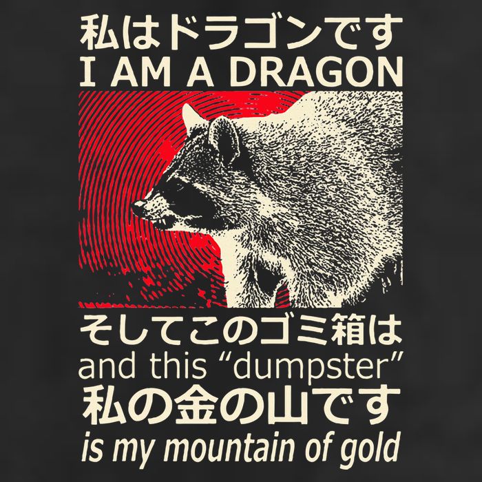 I Am A Dragon And This Dumpster Is My Mountain Golf Towel