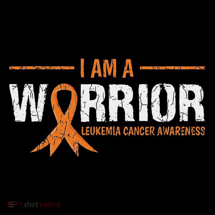 I Am A Warrior Leukemia Awareness Happy Ribbon T-Shirt