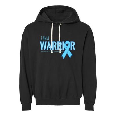 I Am A Warrior Prostate Cancer Awareness Garment-Dyed Fleece Hoodie