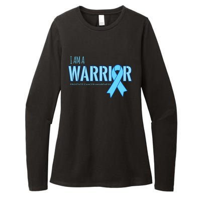 I Am A Warrior Prostate Cancer Awareness Womens CVC Long Sleeve Shirt