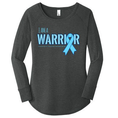 I Am A Warrior Prostate Cancer Awareness Women's Perfect Tri Tunic Long Sleeve Shirt