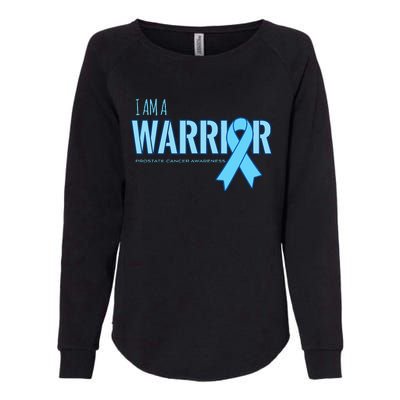 I Am A Warrior Prostate Cancer Awareness Womens California Wash Sweatshirt