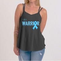 I Am A Warrior Prostate Cancer Awareness Women's Strappy Tank