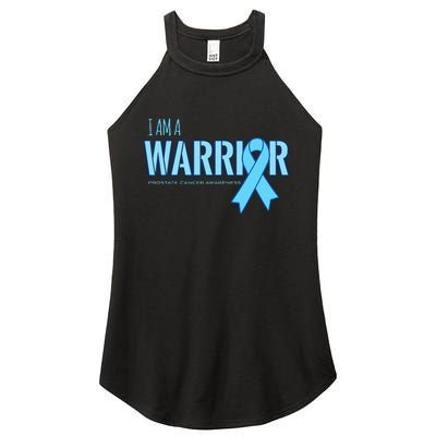 I Am A Warrior Prostate Cancer Awareness Women's Perfect Tri Rocker Tank