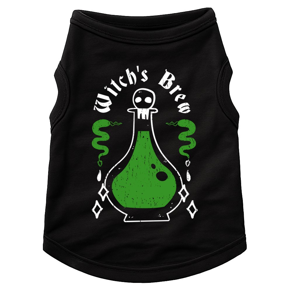 I Am A Witch Pagan Witch Wicca Wiccan Witches Brew Cool Gift Doggie Tank