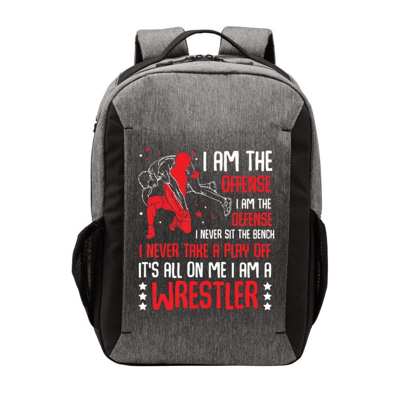 I Am A Wrestler Wrestling Wrestler Fight Coach Sports Vector Backpack